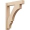 Ekena Millwork 6-in W x 28-in D x 36-in H Balboa Block Rough Cedar Woodgrain TimberThane Outlooker, Primed Tan OUTUR060X28X36BOA44RCPR - alternate 1